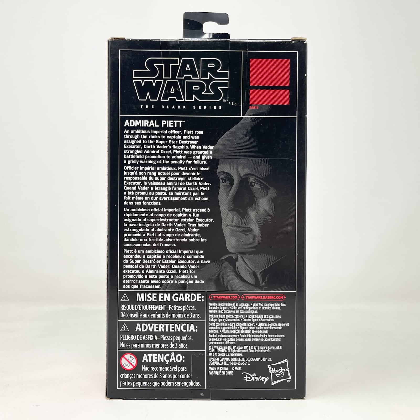 Vintage Hasbro Star Wars Black Series Sealed Figures Admiral Piett - Hasbro Black Series (2018)