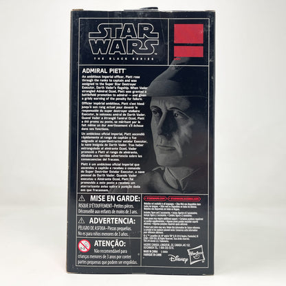 Vintage Hasbro Star Wars Black Series Sealed Figures Admiral Piett - Hasbro Black Series (2018)
