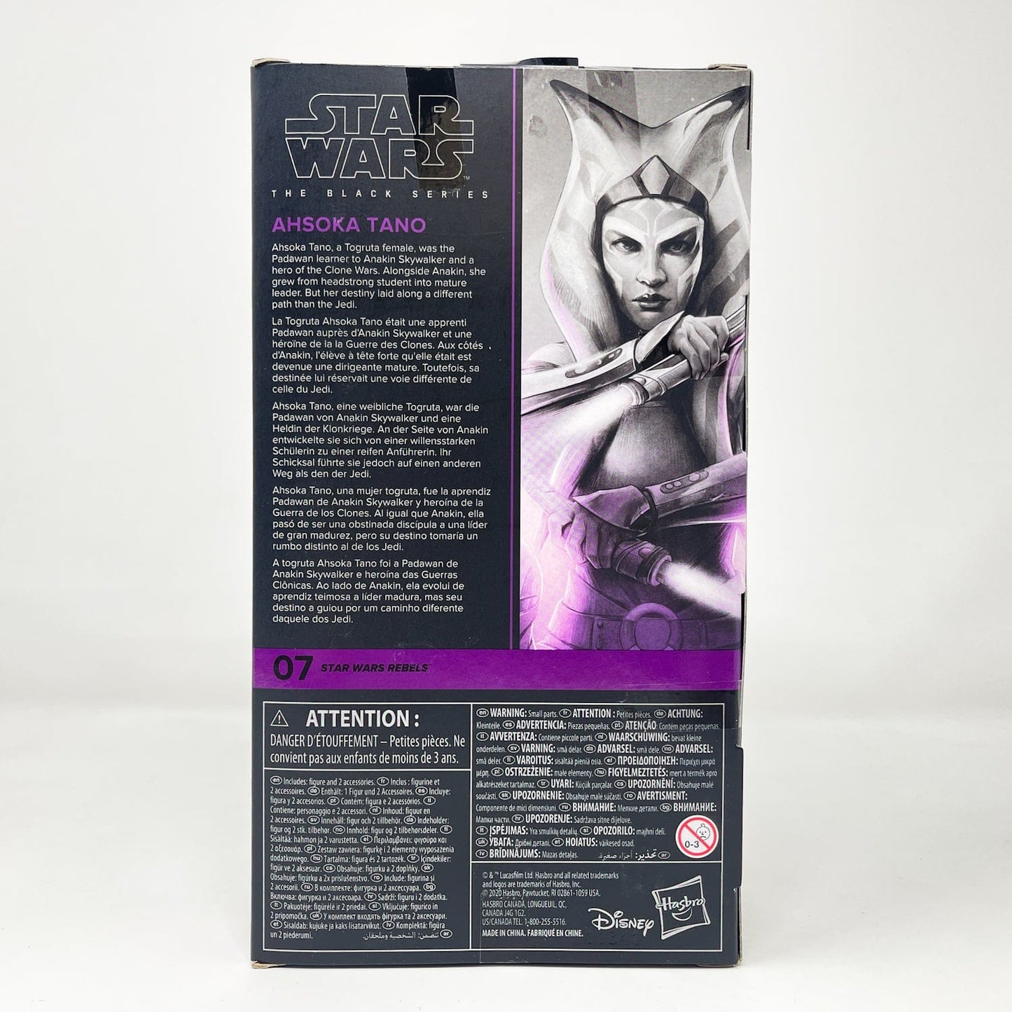 Vintage Hasbro Star Wars Black Series Sealed Figures Ahsoka Tano (Rebels) REB 07 (2020) - Black Series Hasbro Star Wars Action Figure