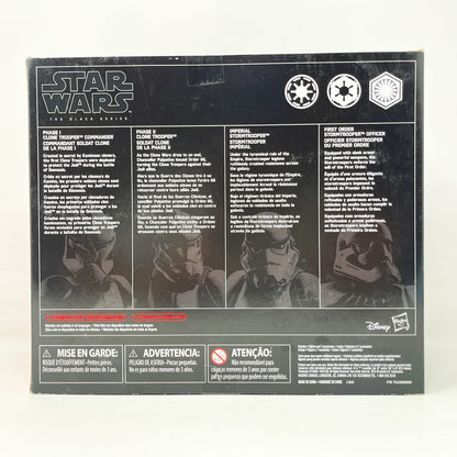 Vintage Hasbro Star Wars Black Series Sealed Figures Amazon Stormtrooper Legacy 4-Pack – Hasbro Black Series (2015)
