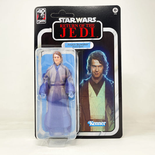 Vintage Hasbro Star Wars Black Series Sealed Figures Anakin Skywalker (Force Spirit) ROTJ - 40th Anniversary - Hasbro Black Series (2023)