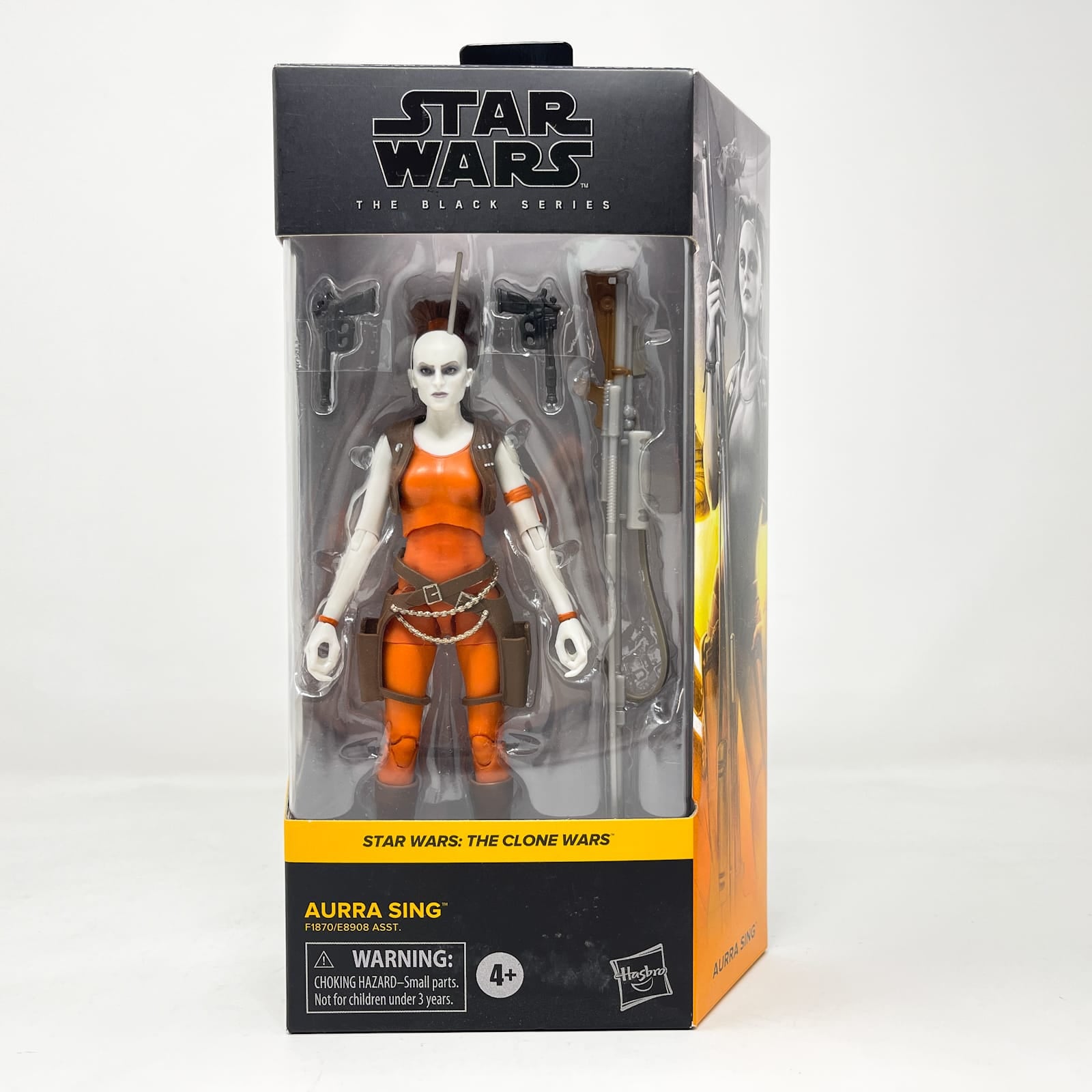 Vintage Hasbro Star Wars Black Series Sealed Figures Aurra Sing (The Clone Wars) CW 08 - Hasbro Black Series (2021)