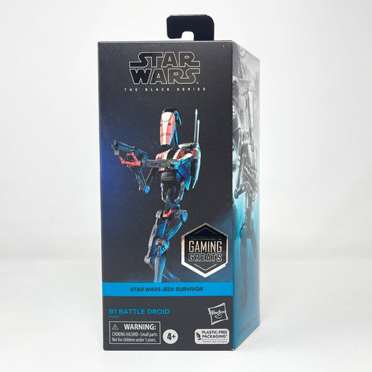 Vintage Hasbro Star Wars Black Series Sealed Figures B1 Battle Droid (Jedi: Survivor) GG #16- Black Series Hasbro