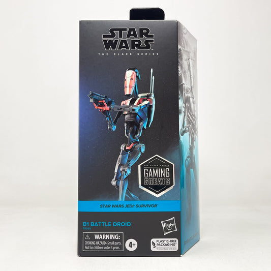 Vintage Hasbro Star Wars Black Series Sealed Figures B1 Battle Droid (Jedi: Survivor) GG 16 - Hasbro Black Series (2023)