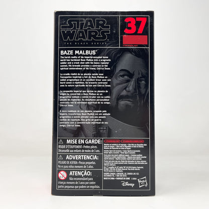 Vintage Hasbro Star Wars Black Series Sealed Figures Baze Malbus (Rogue One) #37 - Hasbro Black Series (2016)