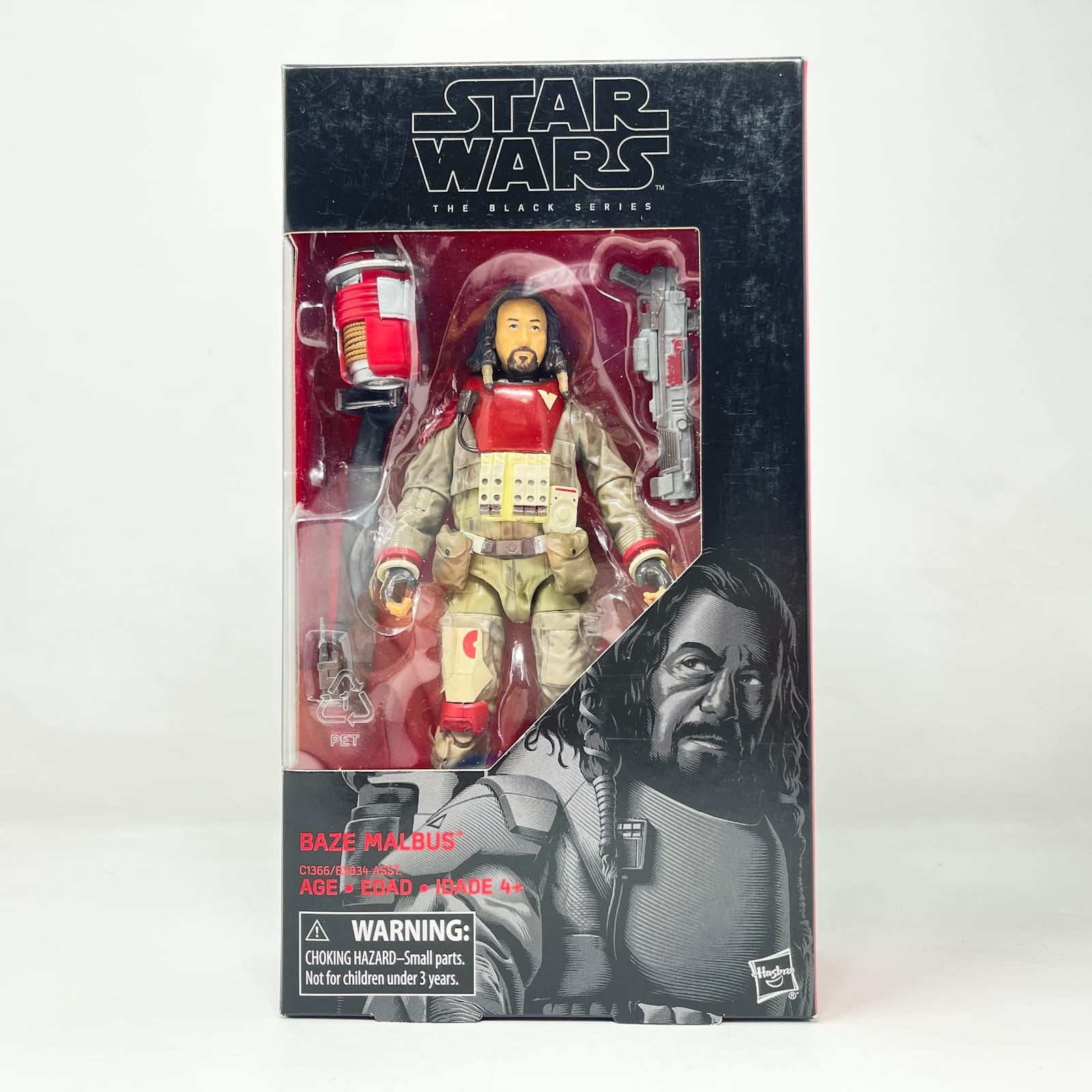 Vintage Hasbro Star Wars Black Series Sealed Figures Baze Malbus (Rogue One) #37 - Hasbro Black Series (2016)