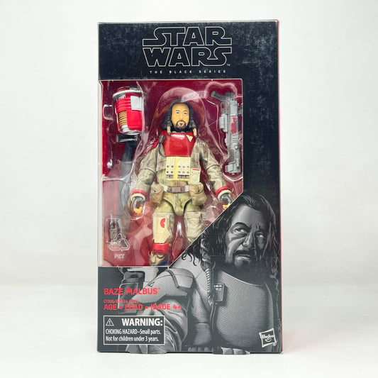 Vintage Hasbro Star Wars Black Series Sealed Figures Baze Malbus (Rogue One) #37 - Hasbro Black Series (2016)