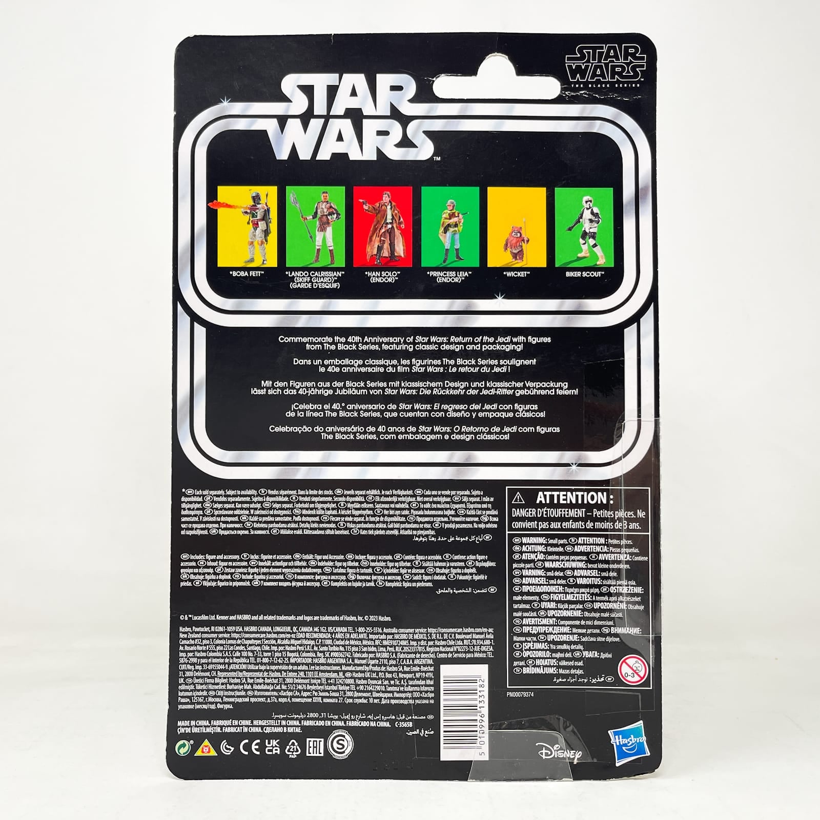 Vintage Hasbro Star Wars Black Series Sealed Figures Biker Scout - 40th Anniversary - Hasbro Black Series (2023)