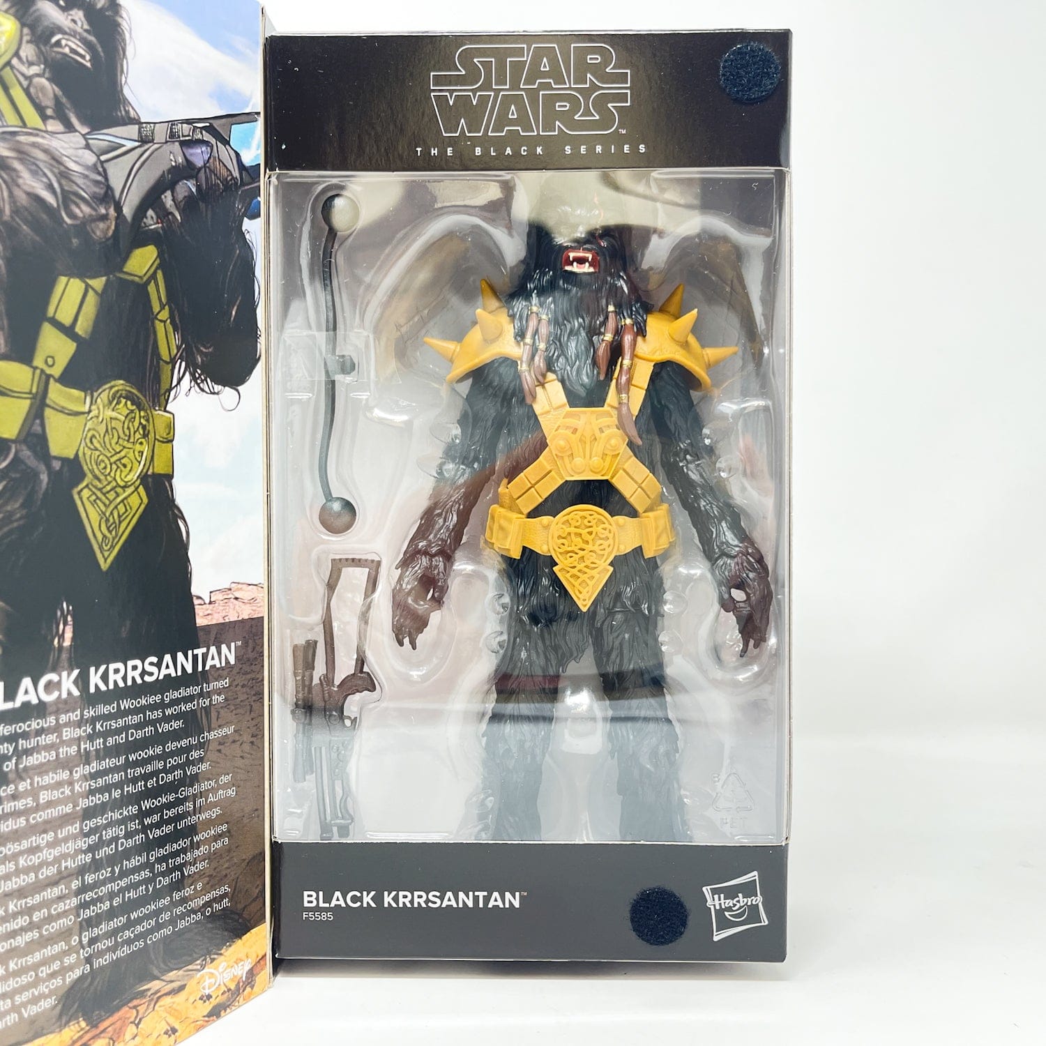 Vintage Hasbro Star Wars Black Series Sealed Figures Black Krrsantan (Comic) - Black Series Hasbro Star Wars Action Figure