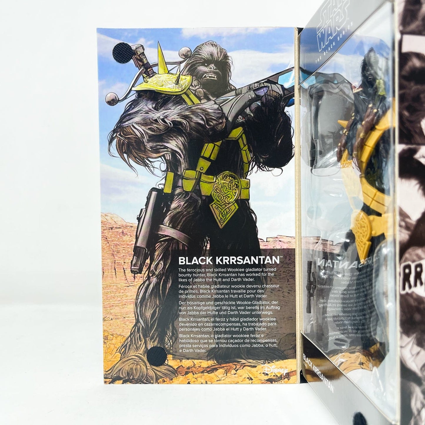 Vintage Hasbro Star Wars Black Series Sealed Figures Black Krrsantan (Comic) - Black Series Hasbro Star Wars Action Figure