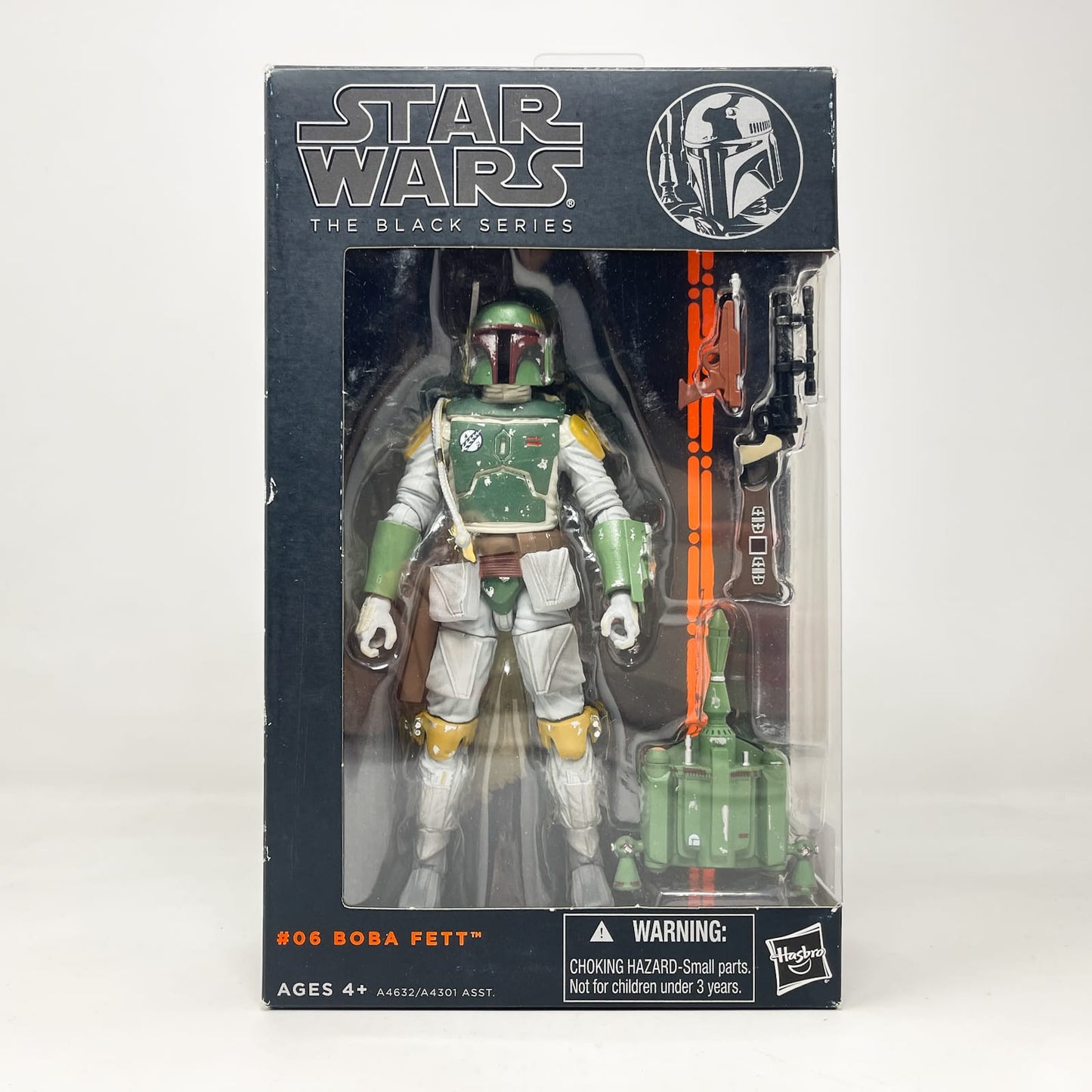Vintage Hasbro Star Wars Black Series Sealed Figures Boba Fett #06 - Orange Line - Hasbro Black Series (2013)