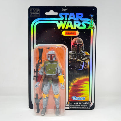 Vintage Hasbro Star Wars Black Series Sealed Figures Boba Fett Foil SDCC Exclusive - 40th Anniversary - Hasbro Black Series (2019)