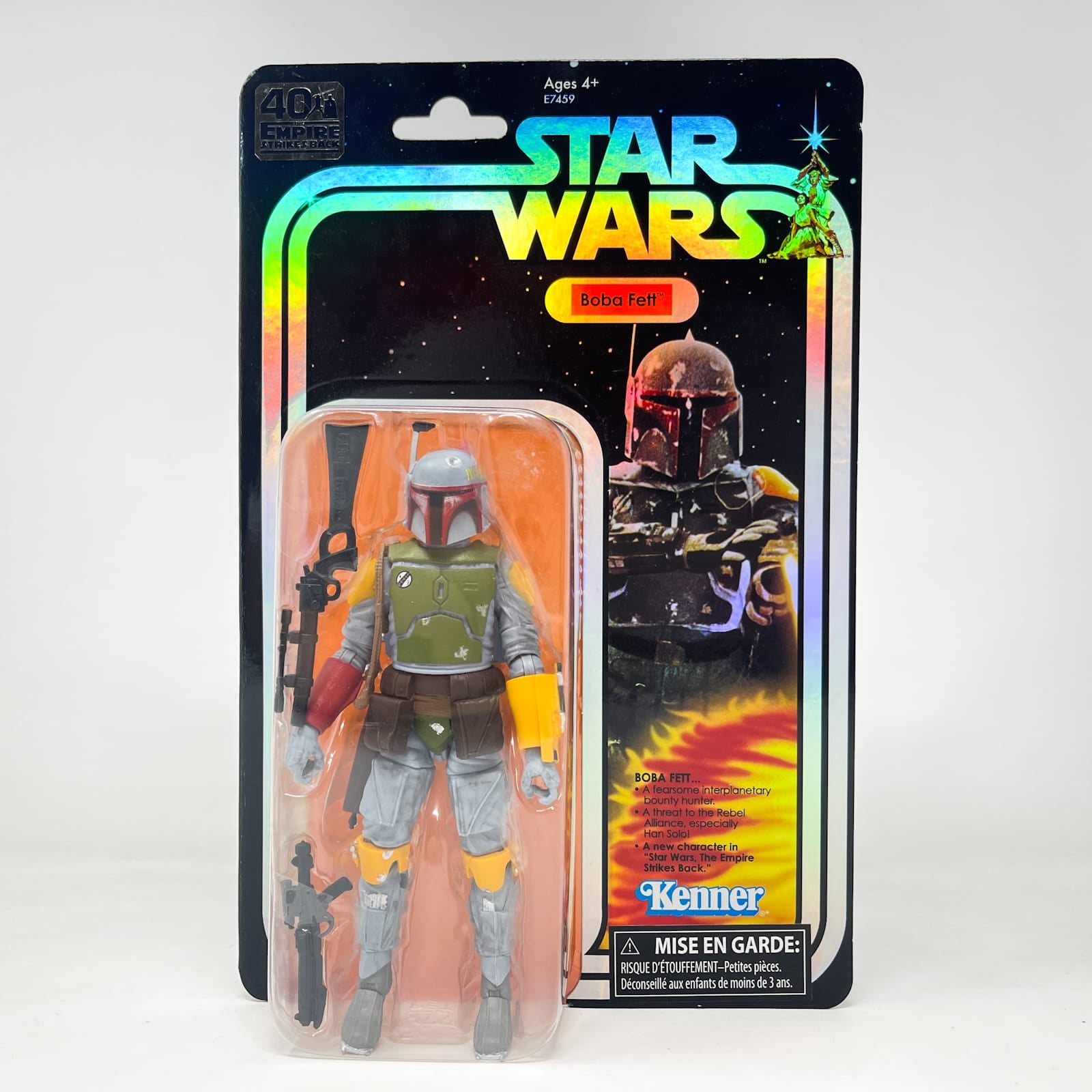 Vintage Hasbro Star Wars Black Series Sealed Figures Boba Fett Foil SDCC Exclusive - 40th Anniversary - Hasbro Black Series (2019)