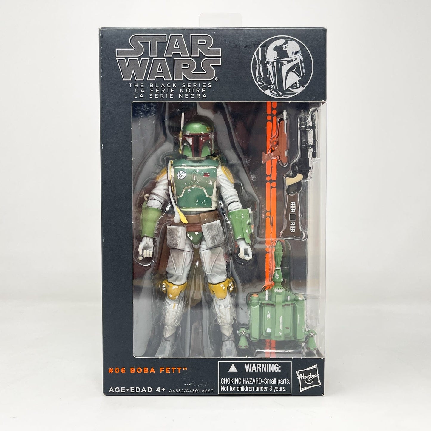 Vintage Hasbro Star Wars Black Series Sealed Figures Boba Fett - Orange #06 (2013) - Black Series Hasbro Star Wars Action Figure