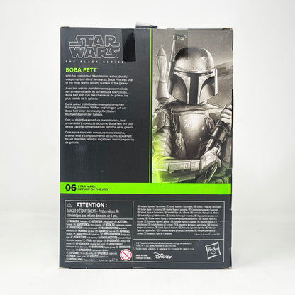 Vintage Hasbro Star Wars Black Series Sealed Figures Boba Fett (ROTJ - Deluxe) - Black Series Hasbro Star Wars Action Figure