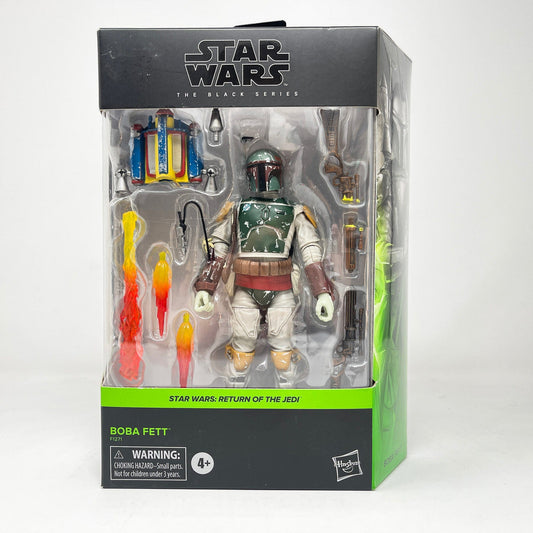 Vintage Hasbro Star Wars Black Series Sealed Figures Boba Fett (ROTJ - Deluxe) - Black Series Hasbro Star Wars Action Figure