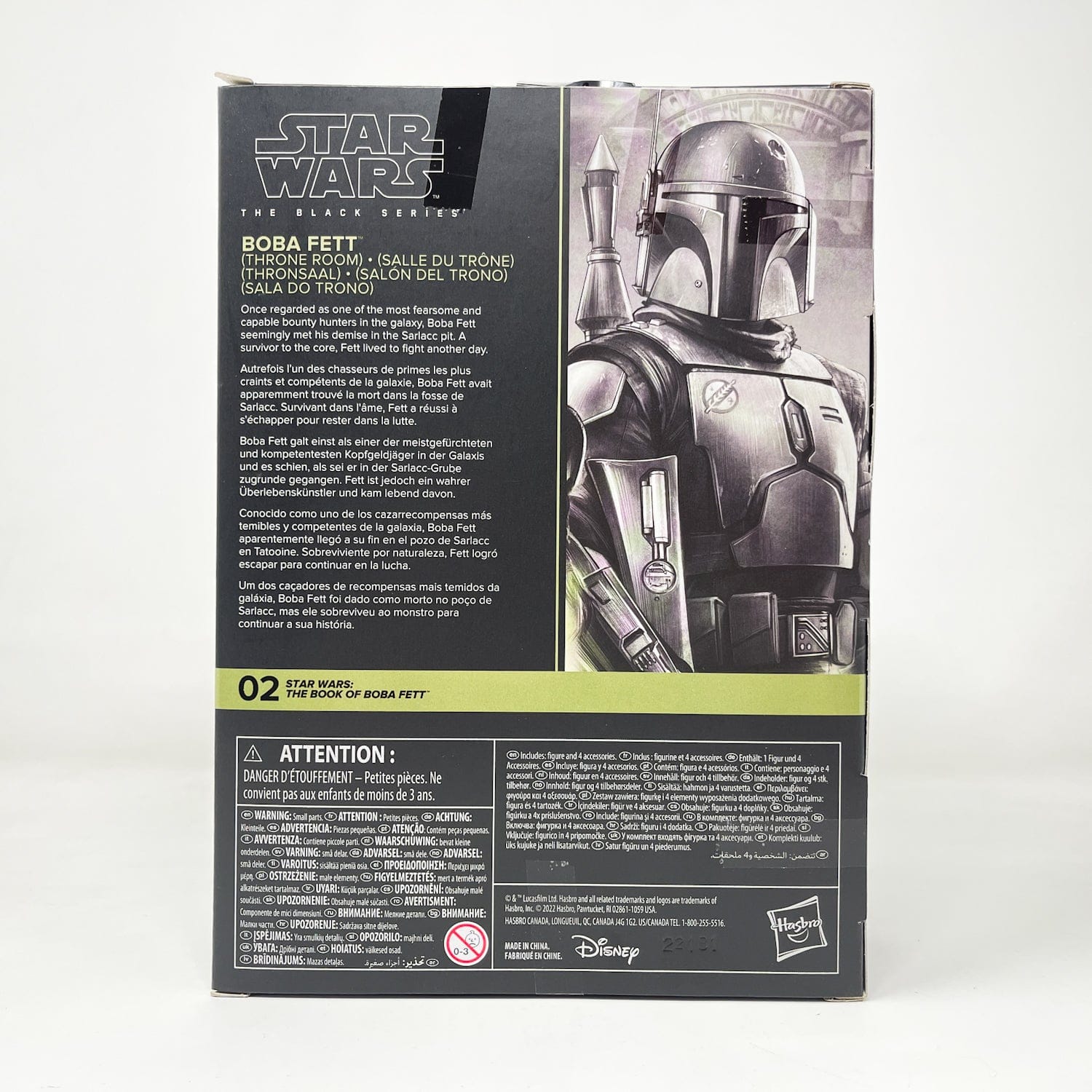 Vintage Hasbro Star Wars Black Series Sealed Figures Boba Fett (Throne Room - Deluxe) BOBF 02 - Hasbro Black Series (2023)