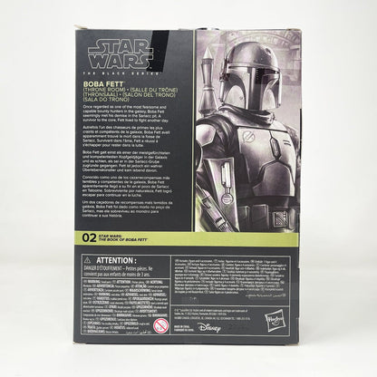 Vintage Hasbro Star Wars Black Series Sealed Figures Boba Fett (Throne Room - Deluxe) BOBF 02 - Hasbro Black Series (2023)