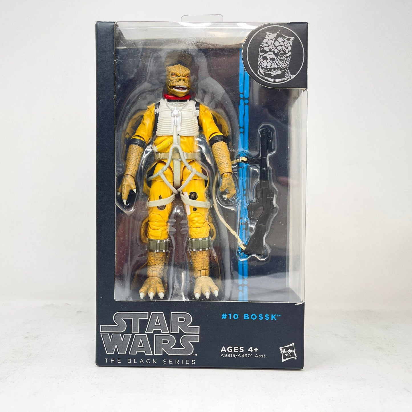 Vintage Hasbro Star Wars Black Series Sealed Figures Bossk Blue #10 (2014) Blue Line - Black Series Hasbro Star Wars Action Figure