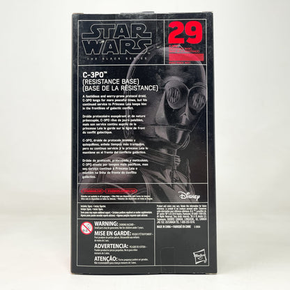Vintage Hasbro Star Wars Black Series Sealed Figures C-3PO w/ Red Arm #29 - Hasbro Black Series (2016)