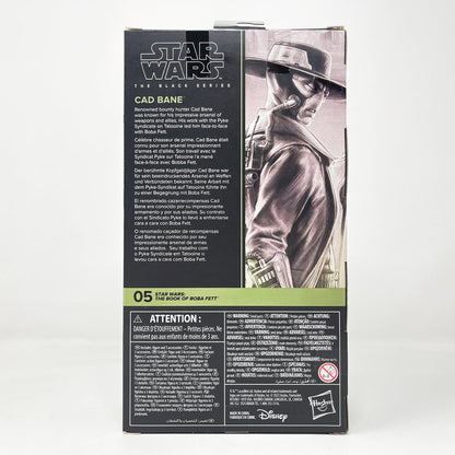 Vintage Hasbro Star Wars Black Series Sealed Figures Cad Bane BOBF #05 - Hasbro Black Series (2023)
