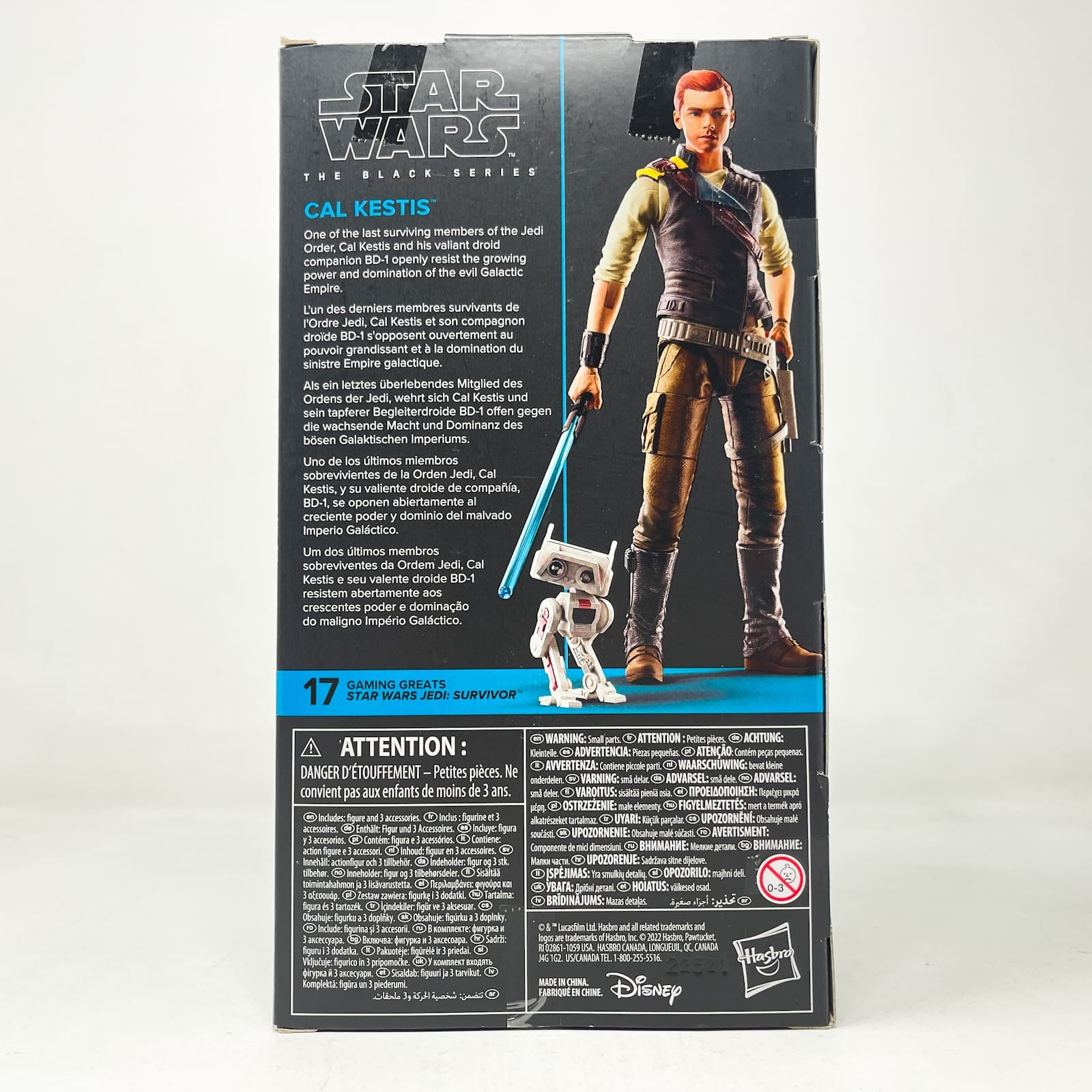 Vintage Hasbro Star Wars Black Series Sealed Figures Cal Kestis (Jedi: Survivor) GG 17 - Hasbro Black Series (2023)