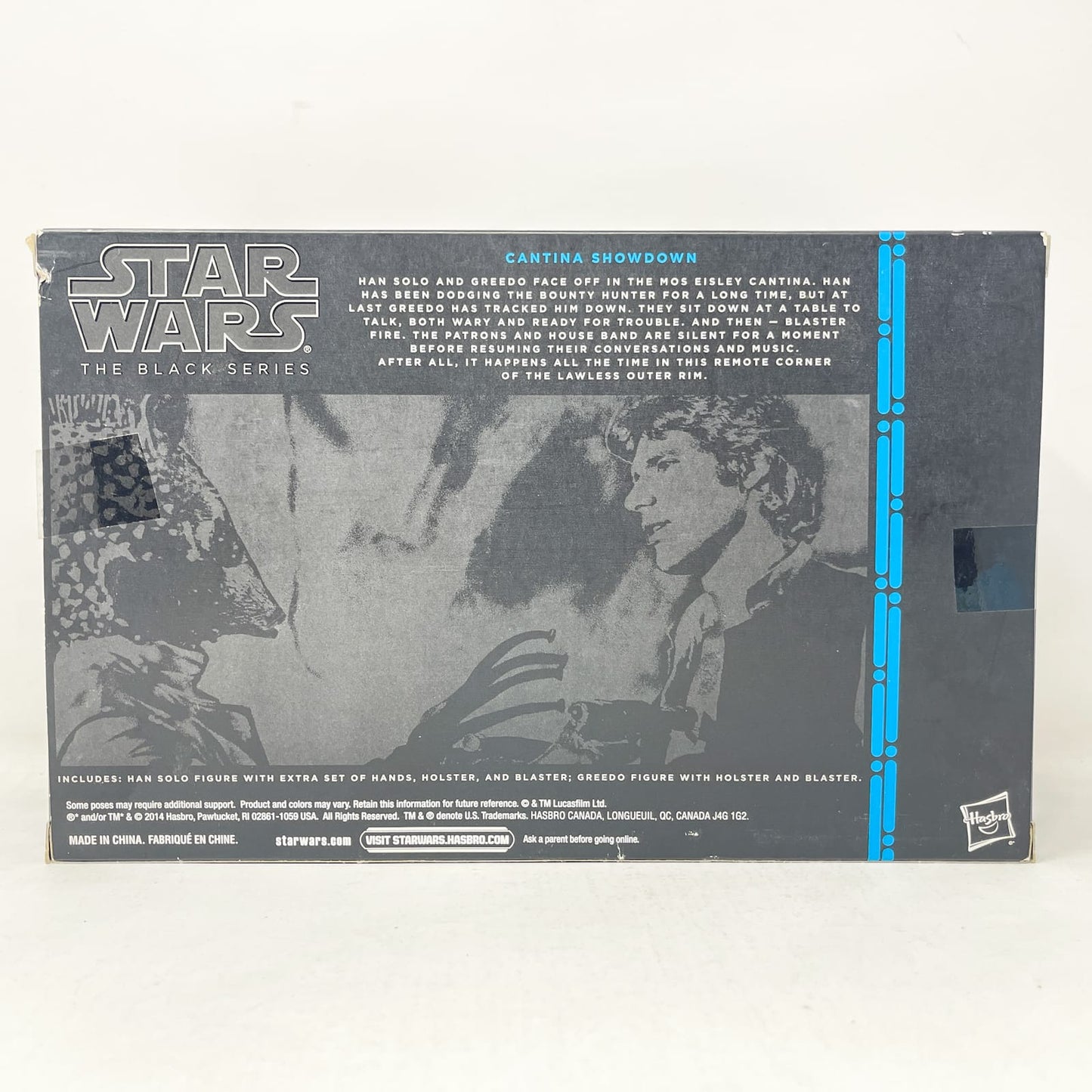 Vintage Hasbro Star Wars Black Series Sealed Figures Cantina Showdown (Han Solo & Greedo) - Hasbro Black Series (2014)