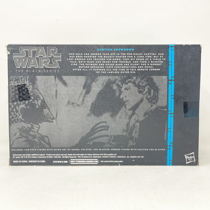 Vintage Hasbro Star Wars Black Series Sealed Figures Cantina Showdown (Han Solo & Greedo) - Hasbro Black Series (2014)