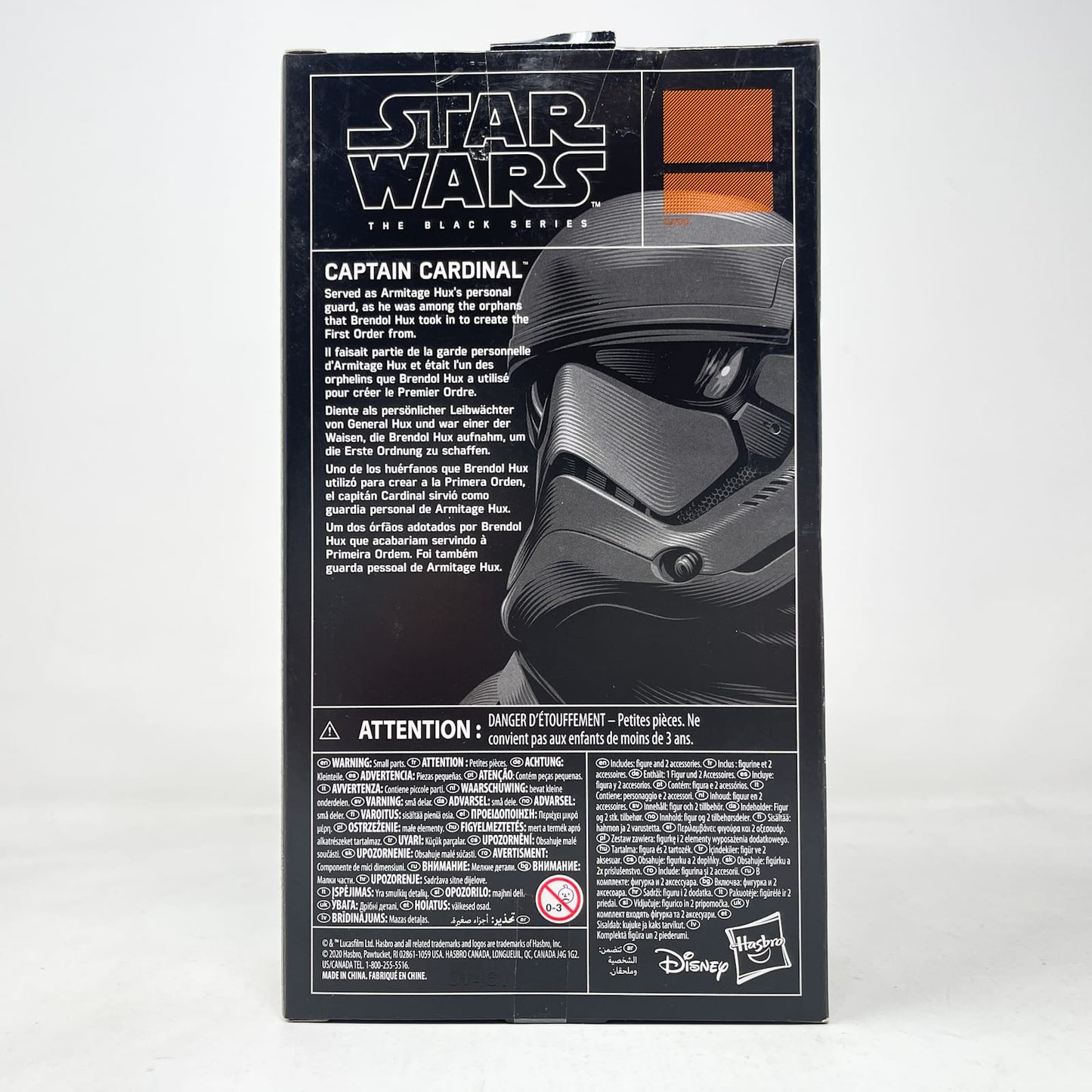 Vintage Hasbro Star Wars Black Series Sealed Figures Captain Cardinal (Galaxy's Edge) - Hasbro Black Series (2020)