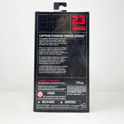 Vintage Hasbro Star Wars Black Series Sealed Figures Captain Cassian Andor (Rogue One) #23 - Black Series Hasbro Star Wars Action Figure