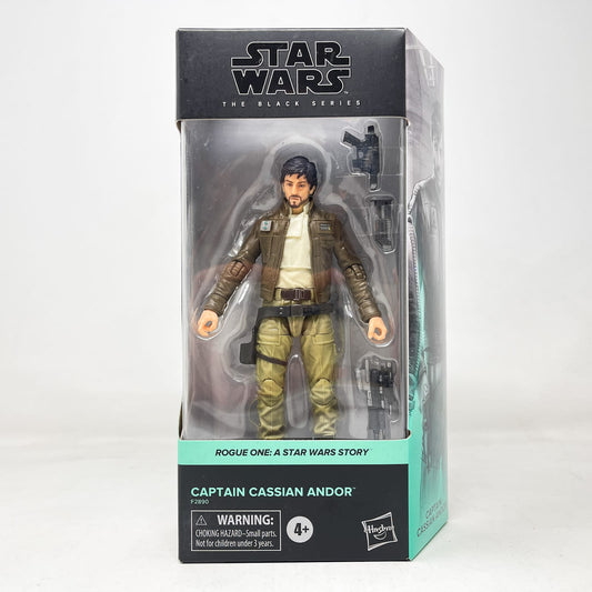Vintage Hasbro Star Wars Black Series Sealed Figures Captain Cassian Andor (Rogue One) RO02 - Hasbro Black Series (2021)