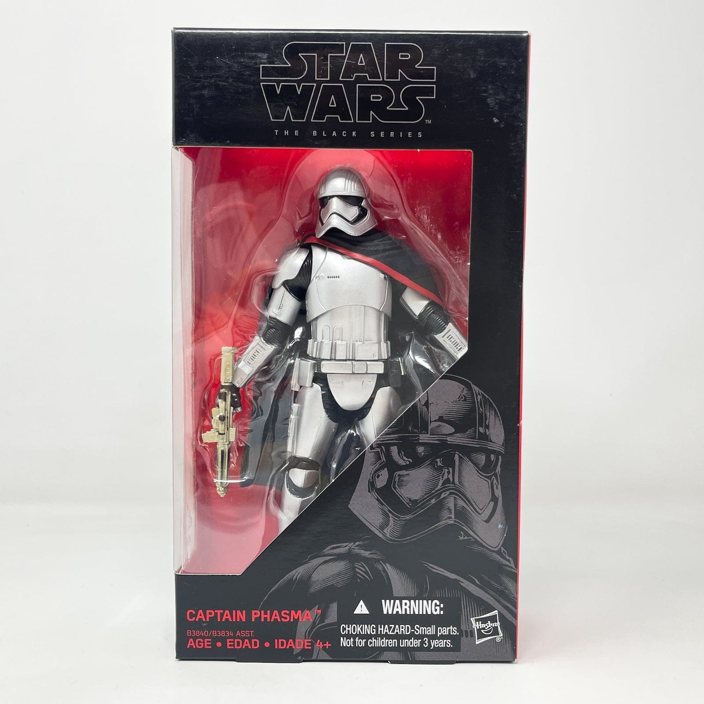 Vintage Hasbro Star Wars Black Series Sealed Figures Captain Phasma #06 - Hasbro Black Series (2015)