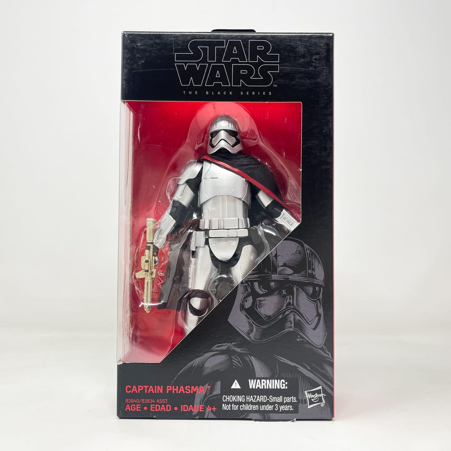 Vintage Hasbro Star Wars Black Series Sealed Figures Captain Phasma #06 - Hasbro Black Series (2015)
