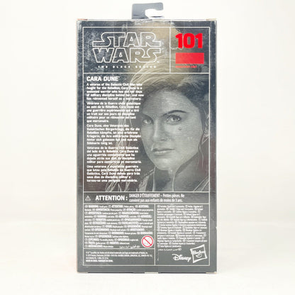 Vintage Hasbro Star Wars Black Series Sealed Figures Cara Dune #101 - Black Series Hasbro