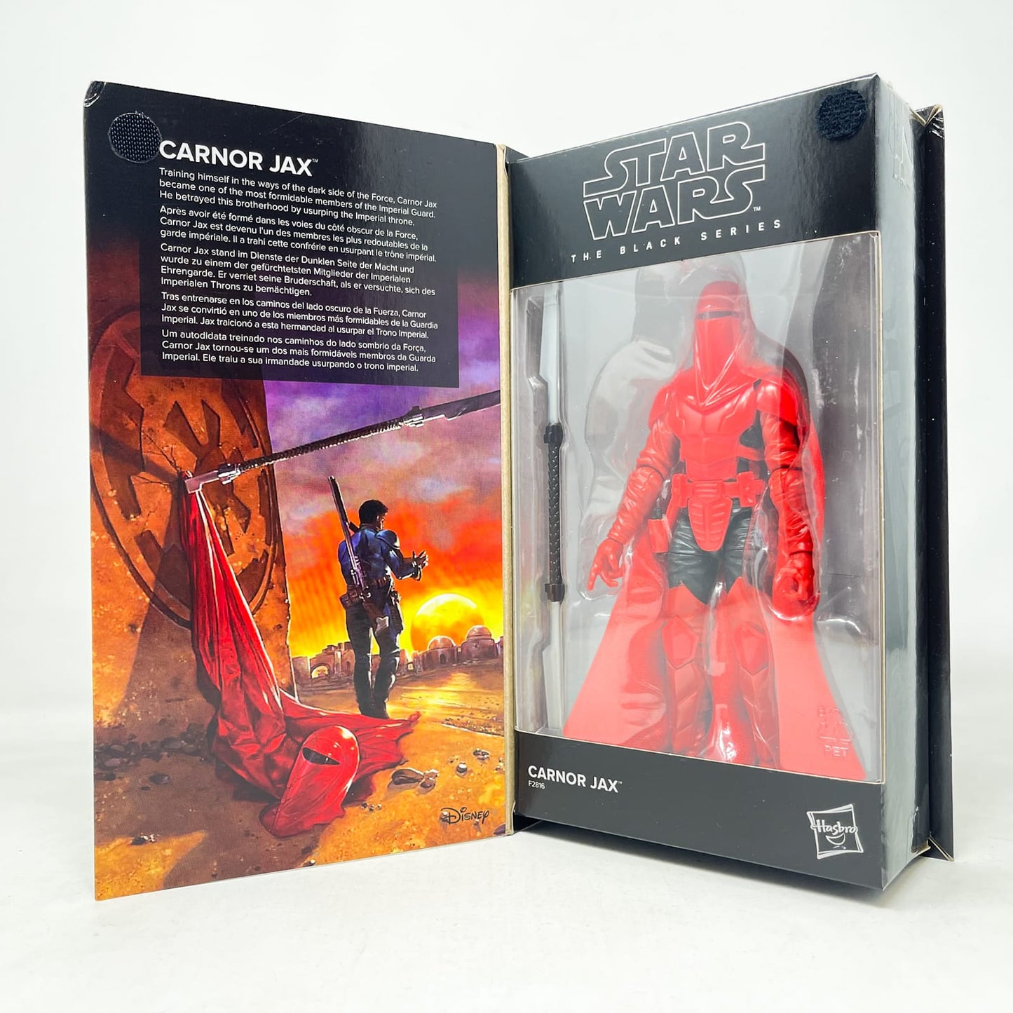 Vintage Hasbro Star Wars Black Series Sealed Figures Carnor Jax (Comic) - Hasbro Black Series (2021)