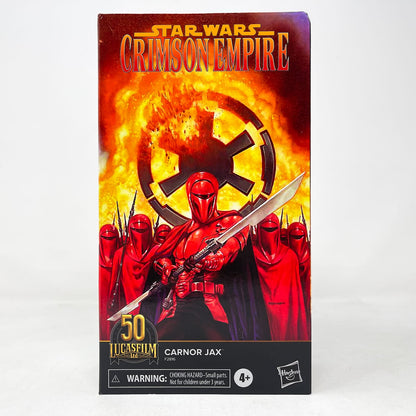 Vintage Hasbro Star Wars Black Series Sealed Figures Carnor Jax (Comic) - Hasbro Black Series (2021)