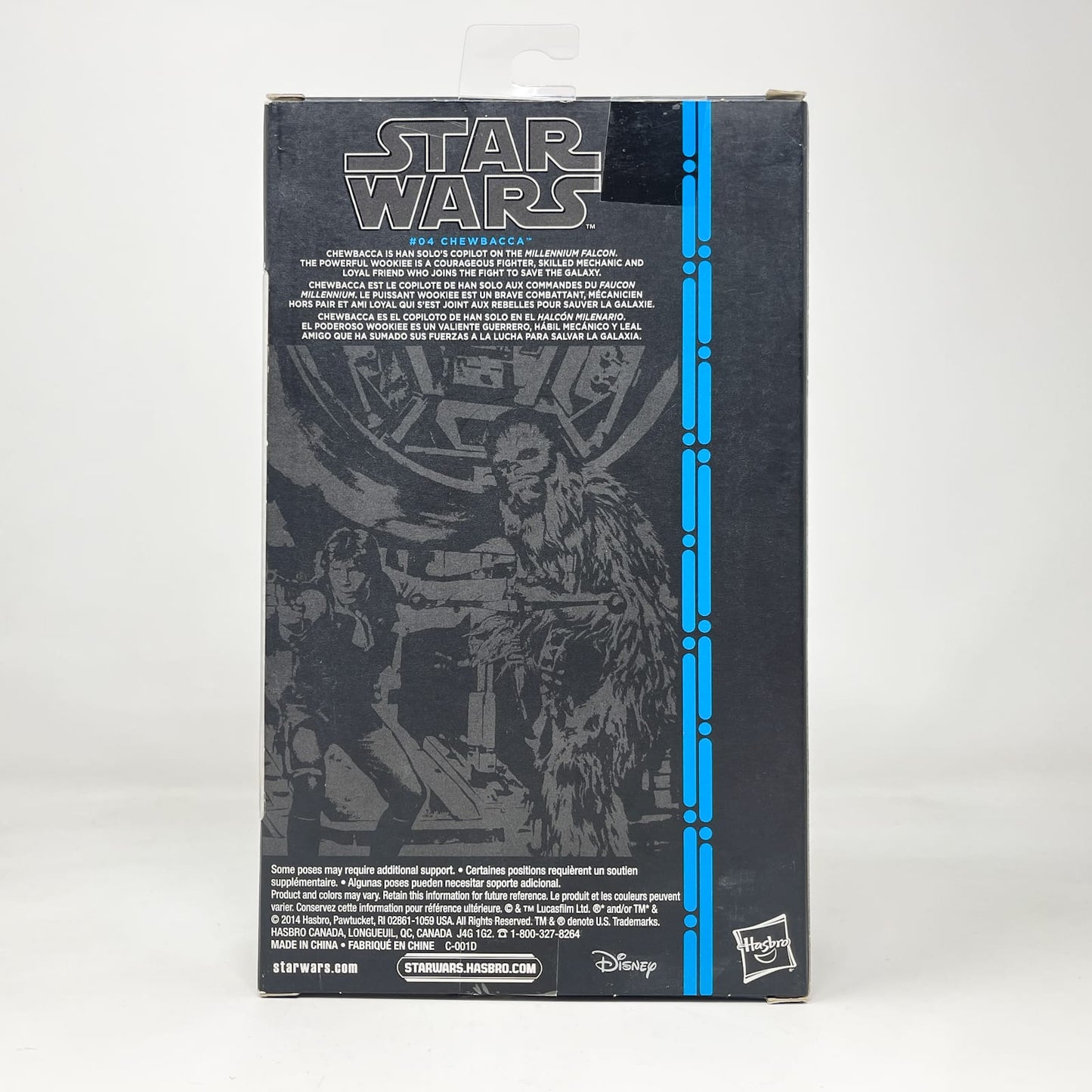 Vintage Hasbro Star Wars Black Series Sealed Figures Chewbacca #04 - Orange Line - Hasbro Black Series (2014)
