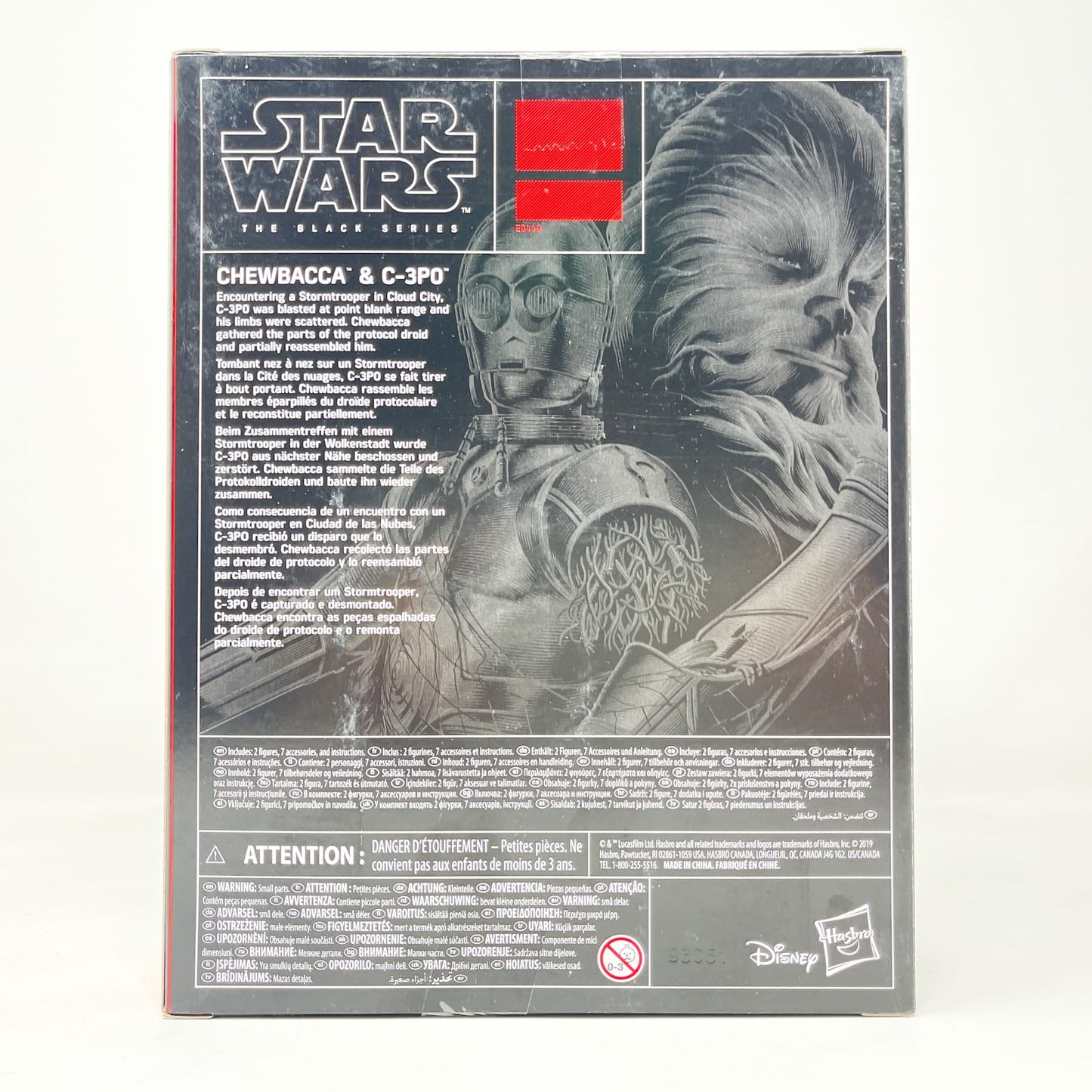 Vintage Hasbro Star Wars Black Series Sealed Figures Chewbacca & C-3PO Deluxe - Hasbro Black Series (2019)