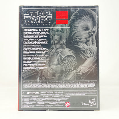 Vintage Hasbro Star Wars Black Series Sealed Figures Chewbacca & C-3PO Deluxe - Hasbro Black Series (2019)
