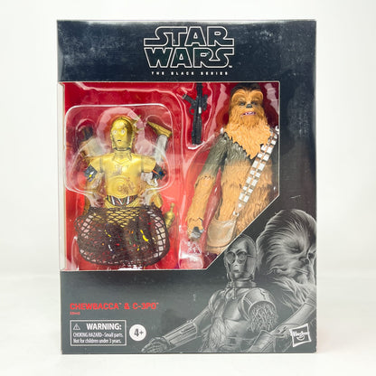 Vintage Hasbro Star Wars Black Series Sealed Figures Chewbacca & C-3PO Deluxe - Hasbro Black Series (2019)