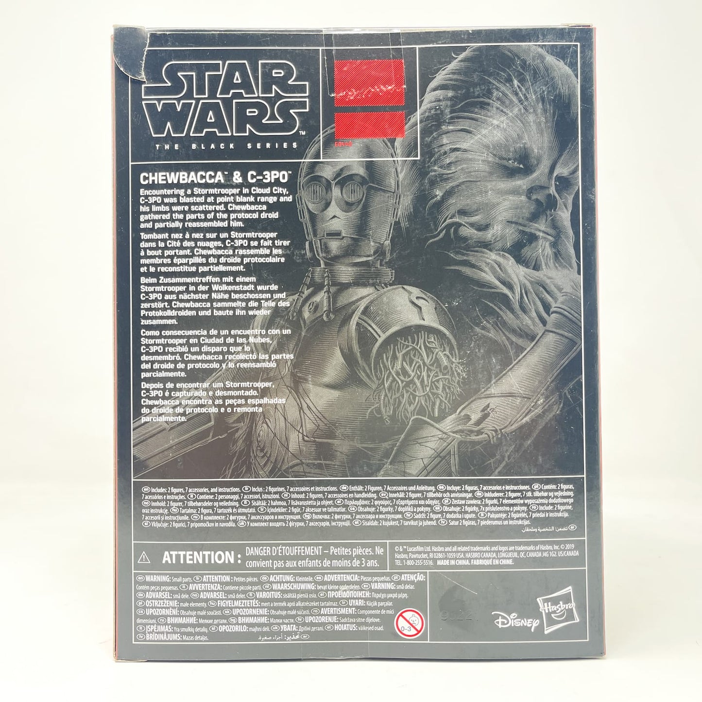 Vintage Hasbro Star Wars Black Series Sealed Figures Chewbacca & C-3PO Deluxe - Hasbro Black Series (2019)