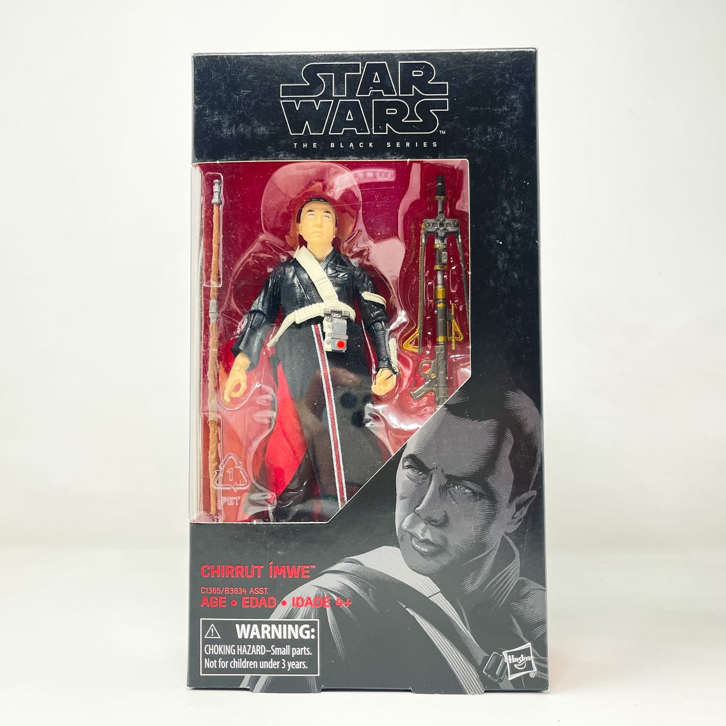 Vintage Hasbro Star Wars Black Series Sealed Figures Chirrut Imwe (Rogue One) #36 - Hasbro Black Series (2016)