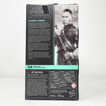 Vintage Hasbro Star Wars Black Series Sealed Figures Chirrut Imwe (Rogue One) RO04 - Hasbro Black Series (2021)