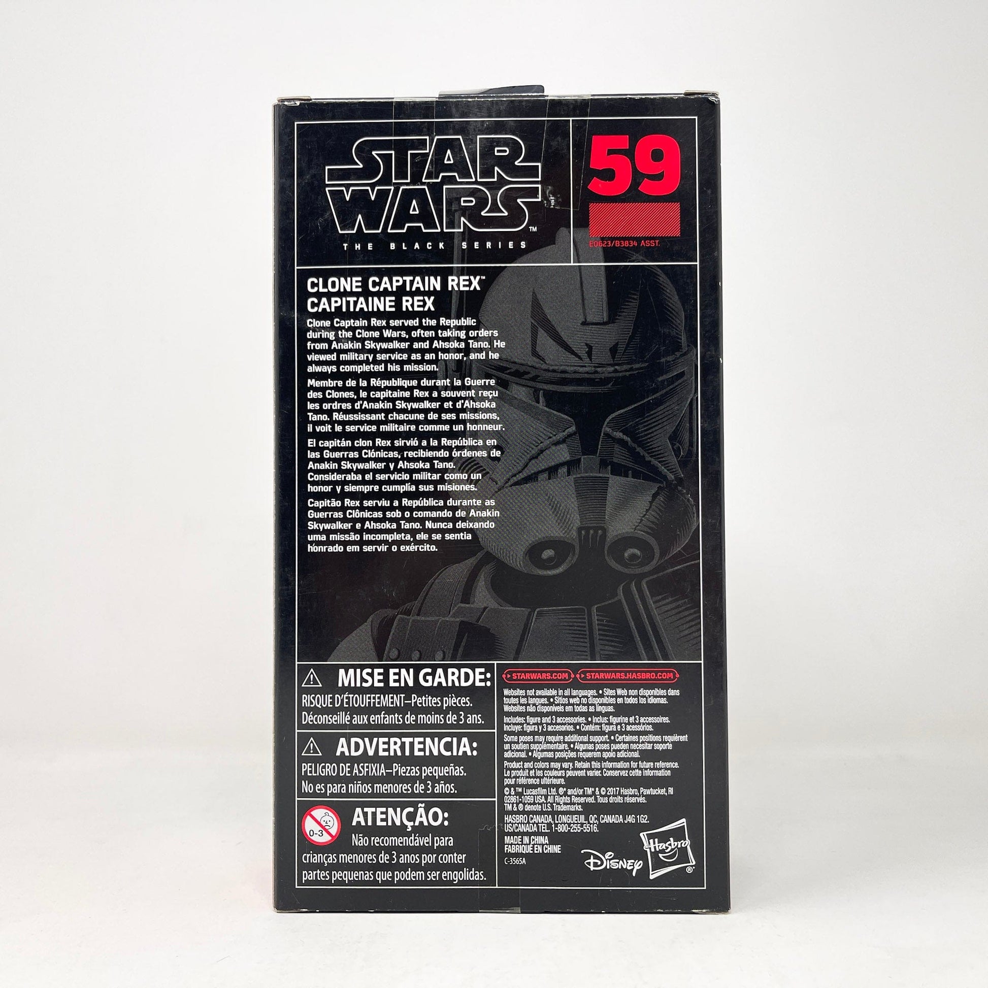 Clone Captain Rex #59 (2017) - Black Series Hasbro Star Wars