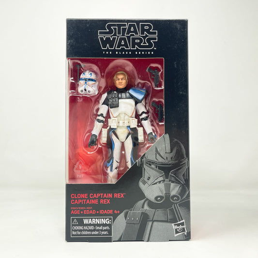 Vintage Hasbro Star Wars Black Series Sealed Figures Clone Captain Rex #59 - Hasbro Black Series (2017)