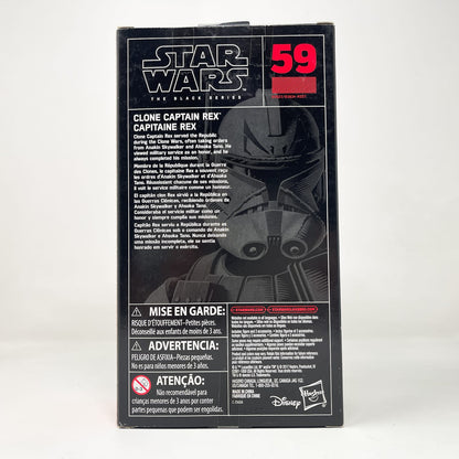 Vintage Hasbro Star Wars Black Series Sealed Figures Clone Captain Rex #59 - Hasbro Black Series (2017)