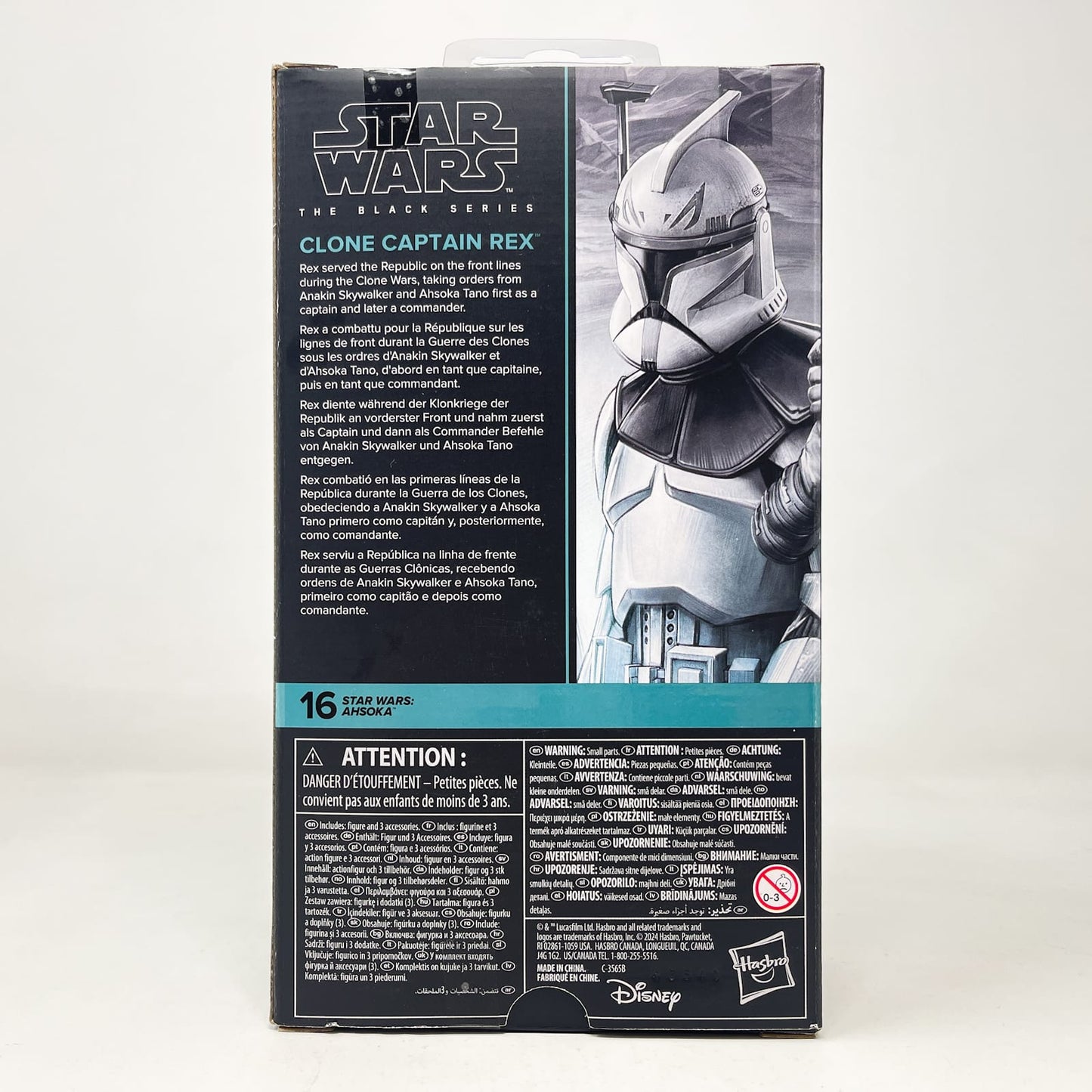 Vintage Hasbro Star Wars Black Series Sealed Figures Clone Captain Rex (Ahsoka) - Hasbro Black Series (2025)