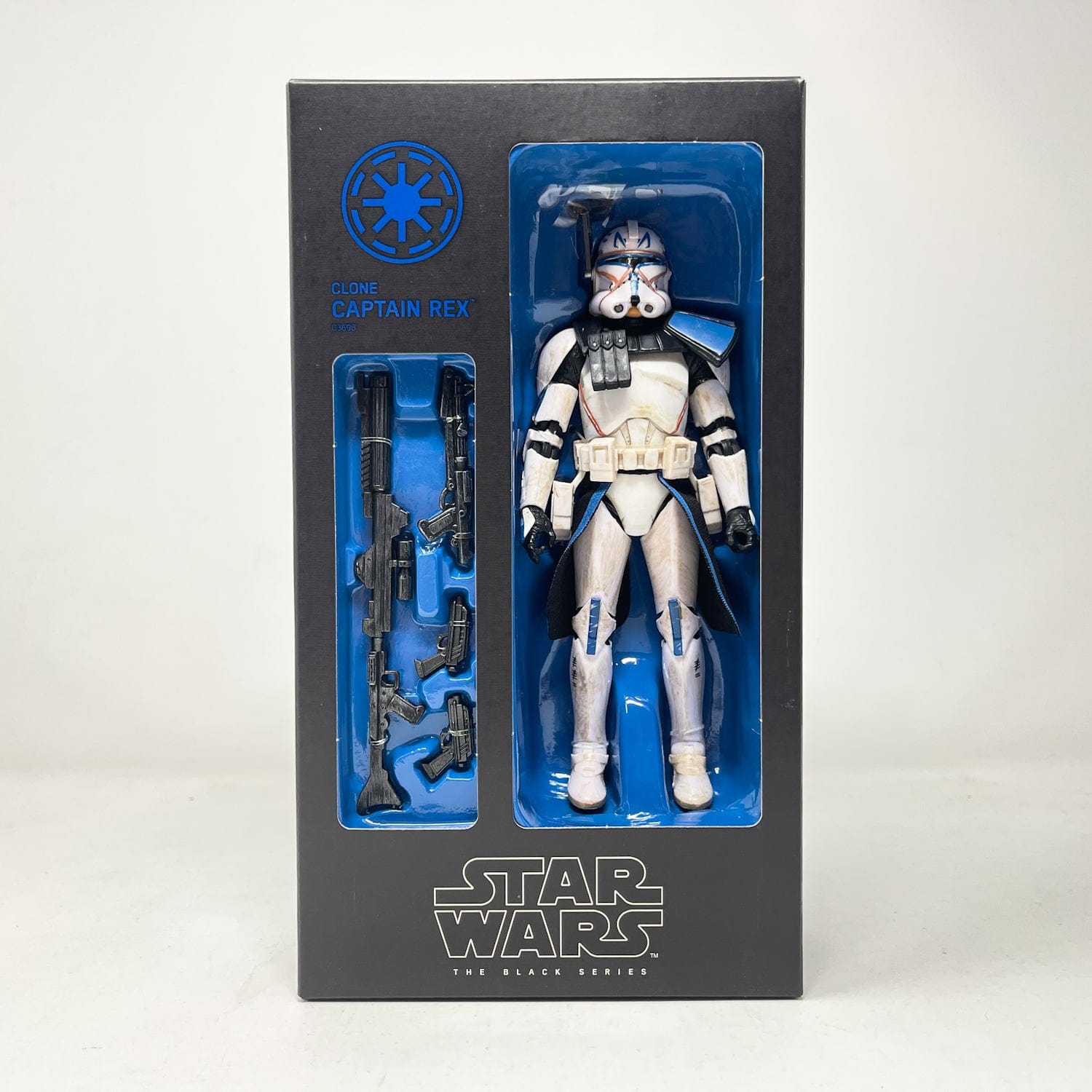Vintage Hasbro Star Wars Black Series Sealed Figures Clone Captain Rex SDCC Package - Black Series Hasbro Star Wars