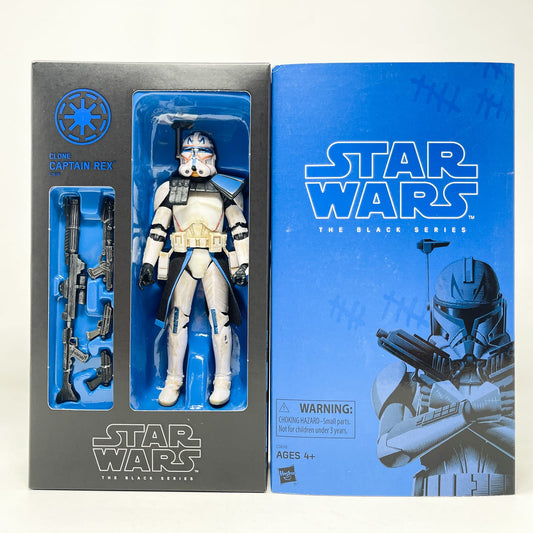 Vintage Hasbro Star Wars Black Series Sealed Figures Clone Captain Rex SDCC Package - Hasbro Black Series (2017)