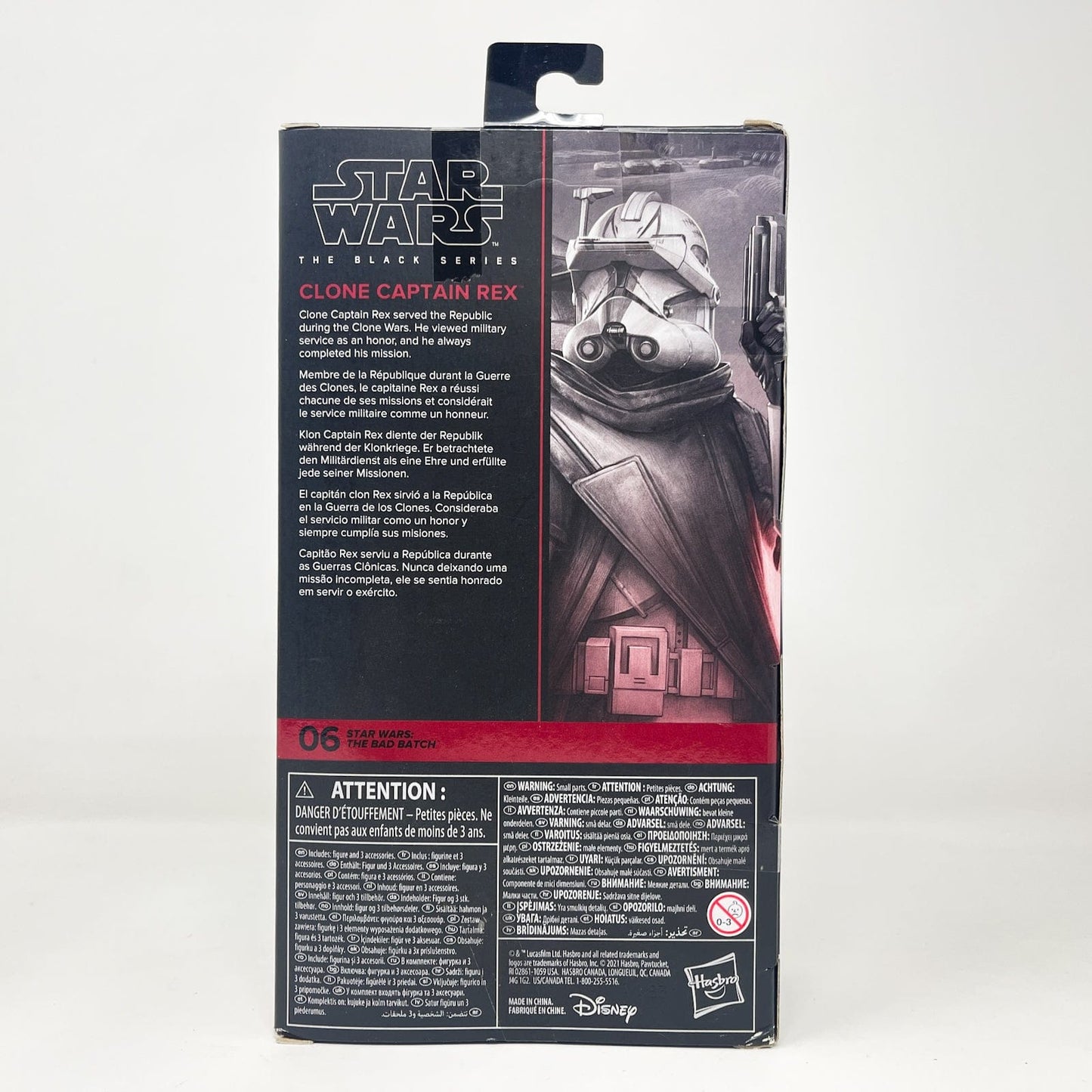 Vintage Hasbro Star Wars Black Series Sealed Figures Clone Captain Rex (The Bad Batch) BB 06 - Black Series Hasbro Star Wars Action Figure